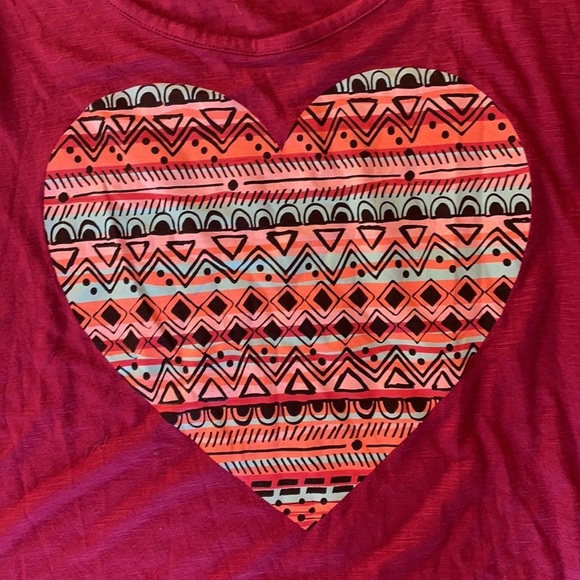 Self Esteem wine color. New Graphics Tee. Size 1X - Picture 3 of 5